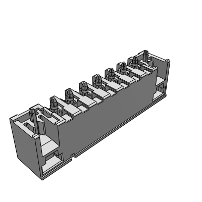CTMH__0F_-0N - Male connector 0° with fixing pins h=9.2mm pin length=1,9mm , 11 A, Reflow STH, 3.5 , 3.81 , 5 , 5.08 , 7 , 7.62 , 10 , 10.16 mm