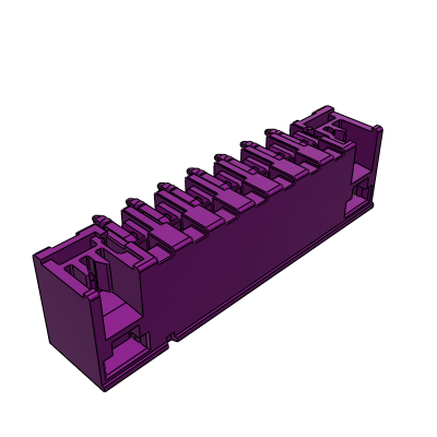 CTMH__9F_-0N - STH male connector 90° with fixing pins h=8.65mm pin length=1,9mm , 11 A, Reflow STH, 3.5 , 3.81 , 5 , 5.08 , 7 , 7.62 , 10 , 10.16 mm