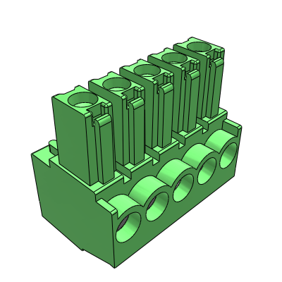 CTF__00_ - Female connector side stackable h=11.1mm 1.5 mm² - 14 AWG, 11 A, 3.5 , 3.81 , 5 , 5.08 , 7 , 7.62 , 10 , 10.16 mm