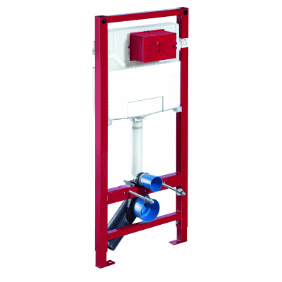 Concealed cistern, wall bracket, sound insulation mat