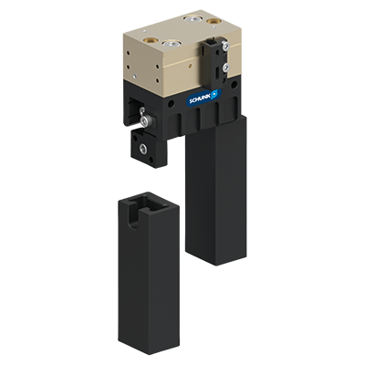 Finger blank with jaw quick-change system