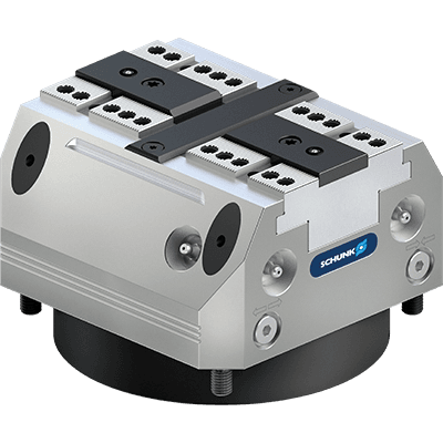 Spring-loaded clamping force block