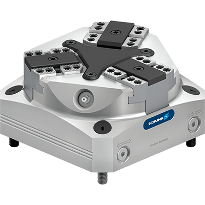 Pneumatic 3-jaw clamping force blocks