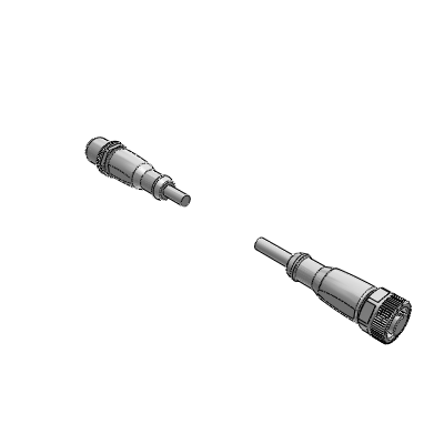 SECTORIEL EVC058 - Connection cable 2m - M12 for MVQ101 dual intelligent sensor Industrial Valves