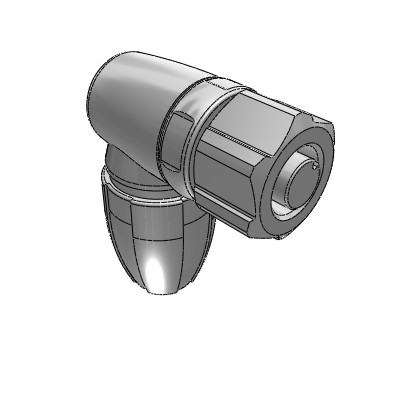 SECTORIEL EVC811 - Wirable M12 angled connector for compact double detector IN 5327 Industrial Valves