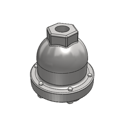 SECTORIEL HA 62 - Stainless steel vertical air eliminator Industrial Valves