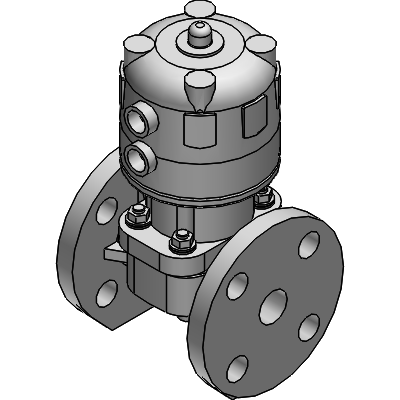 SEKISUI Typ PN Diag Valve Db Act Flange Jis Industrial Valves