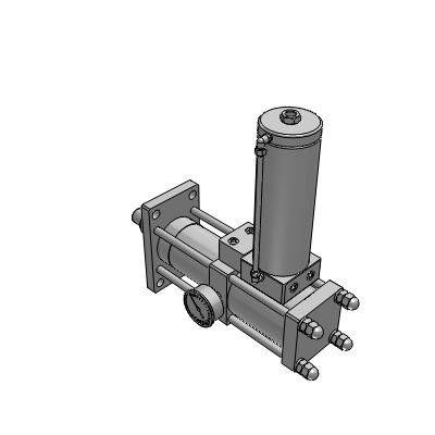 STA-A Horizontal installation type gas-liquid booster cylinder