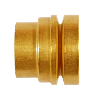 SERTO BR 1/4 YELLOW BRASS MALE COMPRESSION FITTING CONNECTOR (LOT OF 5)