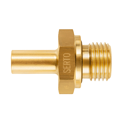 Adjustable male adaptor