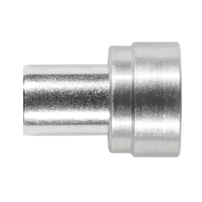 Compression ferrule with integrated stiffener sleeve