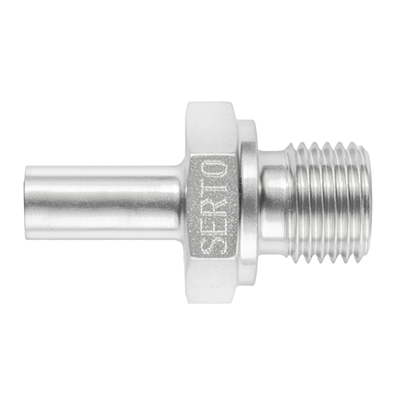 Adjustable male adaptor