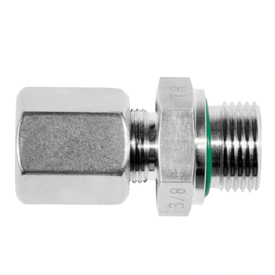 Male adaptor union with Conovor O-ring seal (FKM)