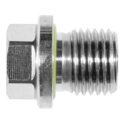 Screw plug G with hex-nutwith and O‑ring (FKM)