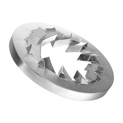 Tooth lock washers, form J