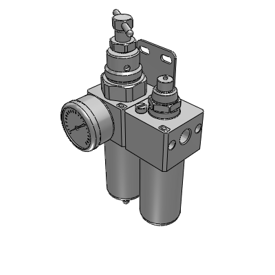 不锈钢迷你型二点式三点组合