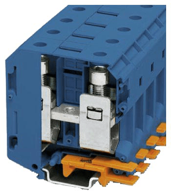 Feed-through terminal block
