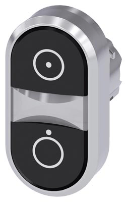 Front element for push-button actuators