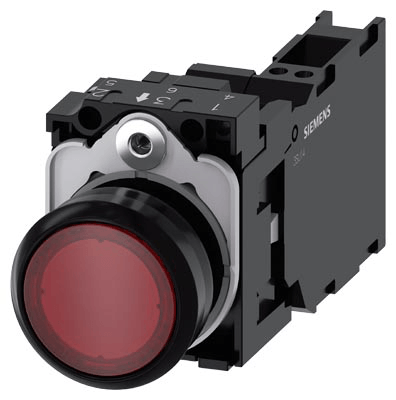 Push-button actuator, complete unit