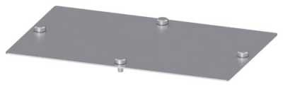 Gland plate for small distribution boards/switchgear cabinets