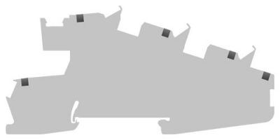 Multi level installation terminal block