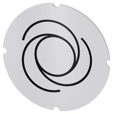 Identification plate for command devices