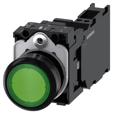 Push-button actuator, complete unit