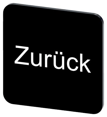 Identification plate for command devices