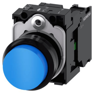 Push-button actuator, complete unit