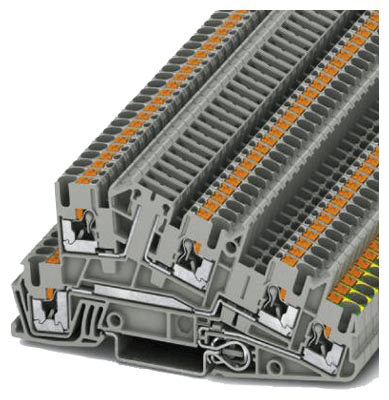 Multi level installation terminal block