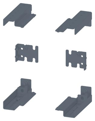 Mounting accessories (electrical cabinet)