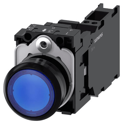 Push-button actuator, complete unit