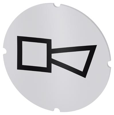 Identification plate for command devices