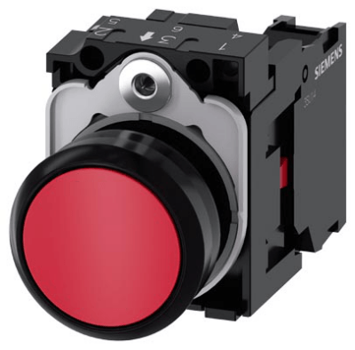 Push-button actuator, complete unit
