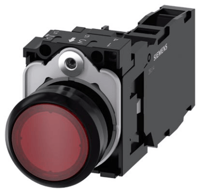Push-button actuator, complete unit