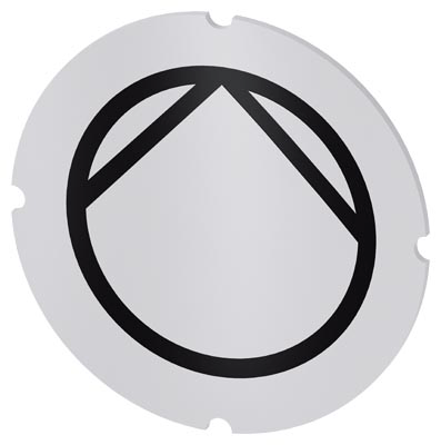 Identification plate for command devices