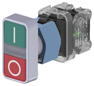 Push-button actuator, complete unit