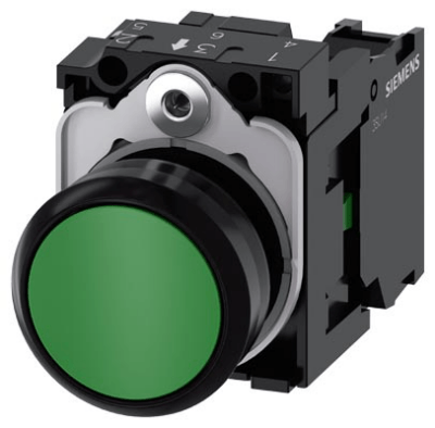Push-button actuator, complete unit