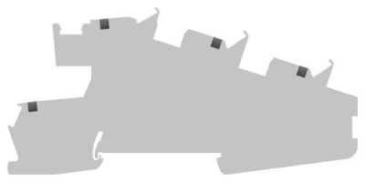 Multi level installation terminal block