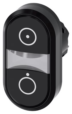 Front element for push-button actuators