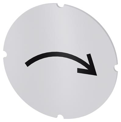 Identification plate for command devices