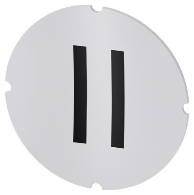 Identification plate for command devices