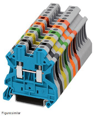 Feed-through terminal block