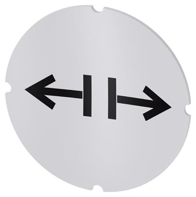 Identification plate for command devices