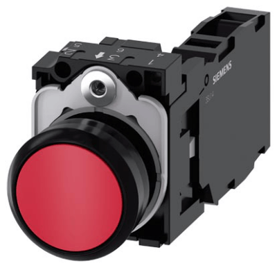 Push-button actuator, complete unit