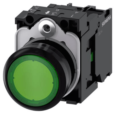 Push-button actuator, complete unit