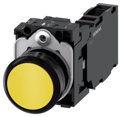 Push-button actuator, complete unit