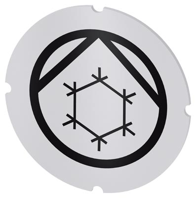 Identification plate for command devices