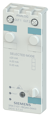 Field bus, decentralized peripheral - analogue I/O module