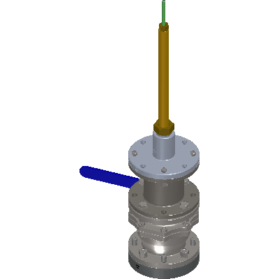 SKIPPER Electronics DB-100-SB-03 Closed Valve w sensor and 50cm ext tube Industrial Valves